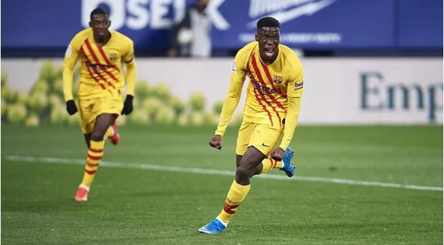 kaiyun-18岁小将锁胜，巴萨客场8连胜距马竞2分